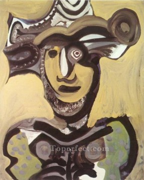 Pablo Picasso Painting - Busto de mosquetero 1972 Pablo Picasso